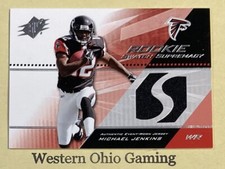 2004 Upper Deck SPx Michael Jenkins #SWR-MJ Rookie Swatch Supremacy Jersey Card