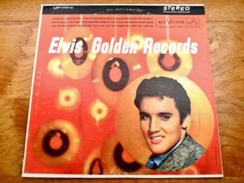 Elvis Presley ‎♫ Elvis' Golden Records ♫ Rare RCA Records Stereo Press Vinyl LP - Afbeelding 1 van 3