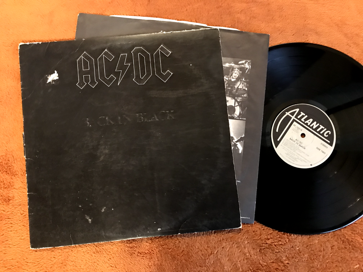 AC/DC Back in Black vinyl 1980 Original album SD 16018