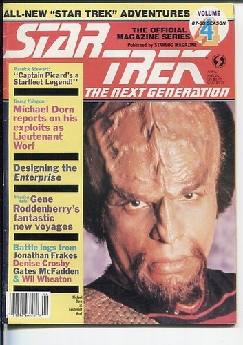 STAR TREK THE NEXT GENERATION OFFICIAL MAGAZINE SERIES LOT(4) 1987 TO 1988 - Picture 3 of 3