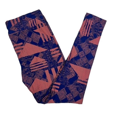 Haut LuLaRoe Monroe Taille L - Motif Triangles Jaune, Orange Et Menthe, Neuf Avec étiquettes