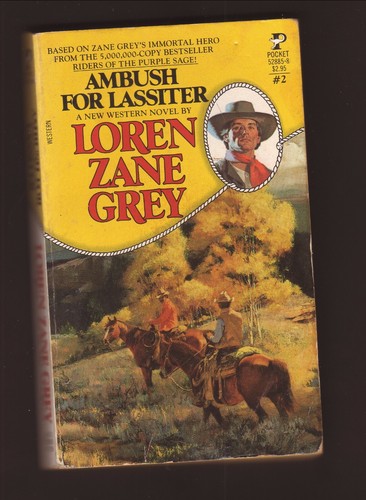 Ambush For Lassiter--Loren Zane Grey--1985 Western Paperback - Picture 1 of 2