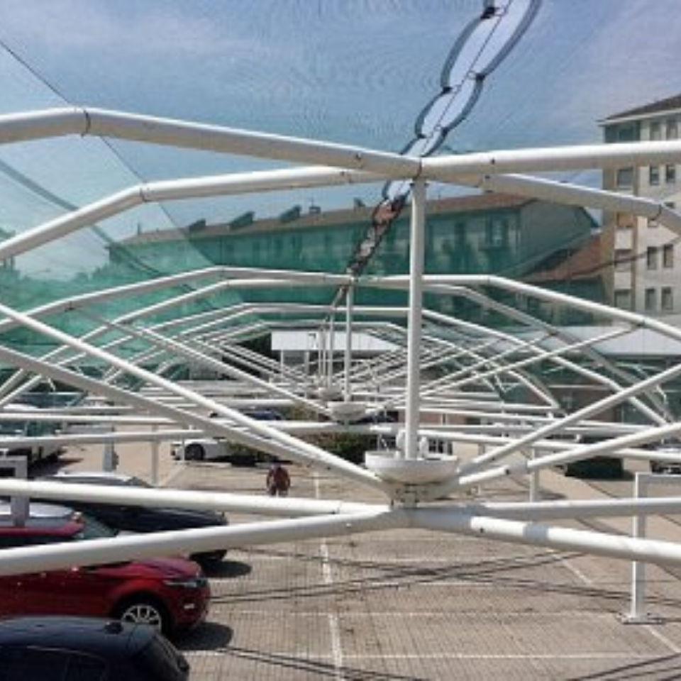 Rete telo antigrandine per orto coltivazioni coperture protezione 10x12 metri - Foto 4 di 12
