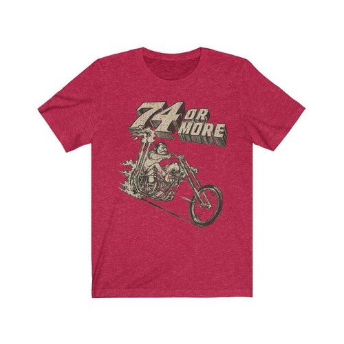 74 or More Chopper 1969 Vintage Men's T-Shirt - Picture 25 of 42
