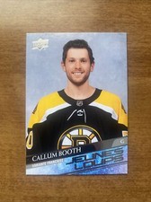 Callum Booth 2020-21 Upper Deck Extended Series Hockey Young Guns French 
