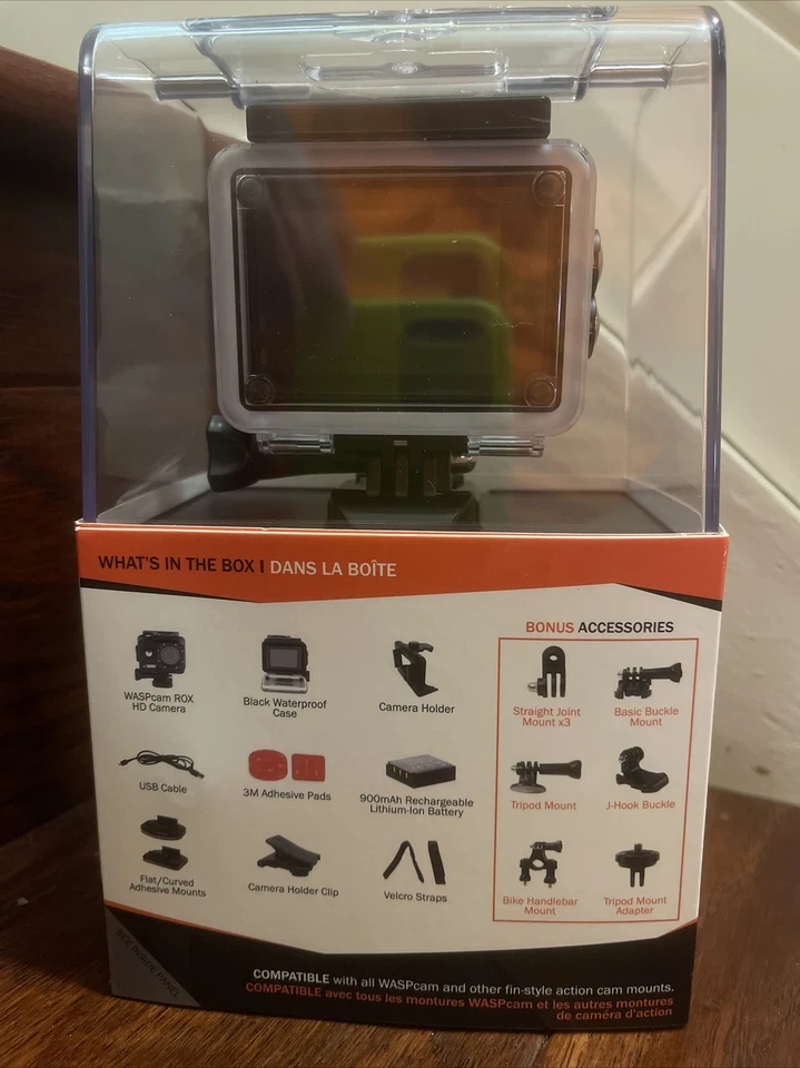 Cámara de acción Cobra WASPcam ROX 9940 HD 1080p 60 FPS FHD resistente al agua WiFi Foto 3 de 4