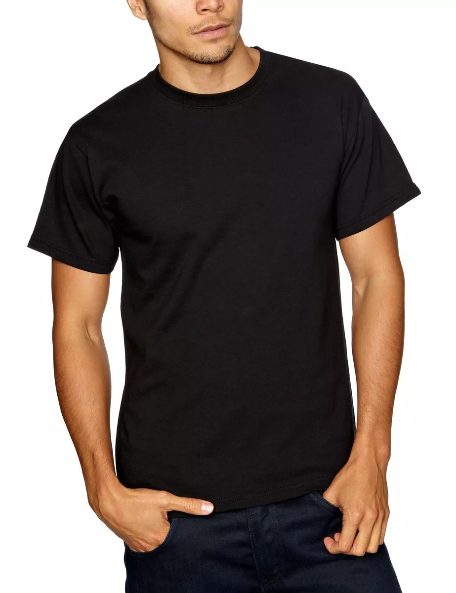 fruit of the loom t shirt black