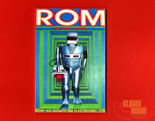 ROM Spaceknight box art 2x3" fridge magnet Parker Bros.