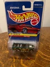 1999 Hot Wheels Japanese Card Mini Truck Green Rare Vintage On Card