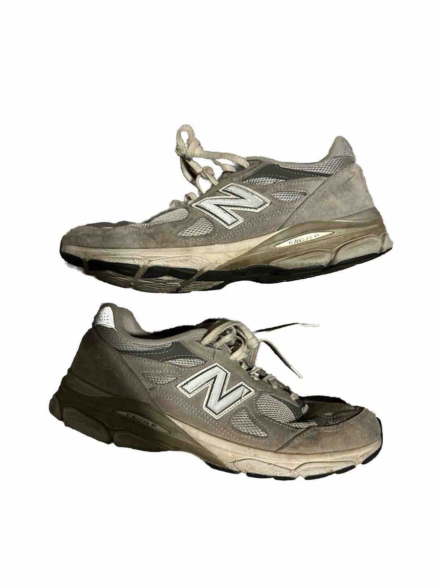 靴 New Balance 990V3 Gray New Balance 990 V3 Gray Running Shoes Men's Made IN USA