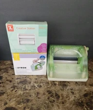 Xyron XRN510 Creative Station Multi-Use Crafting Machine Green W/ 2 Cartridges 