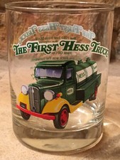 Vintage 1996 Classic Truck Series Drinking Glass.  Hess  The First Hess Truck