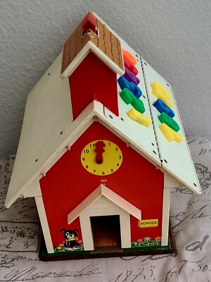  Lot of 3 Fisher Price Little People Schoolhouse-Queen Buzzy Bee-Mini Copter-toy