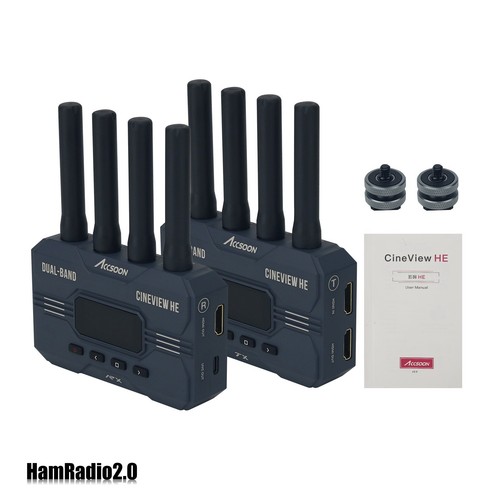 Accsoon Cineview HE Dual-Band Wireless Camera Transmitter & Receiver for 1200FT - Picture 2 of 9