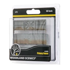 NEW Woodland Scenics A2985 Privacy Fence - HO Scale