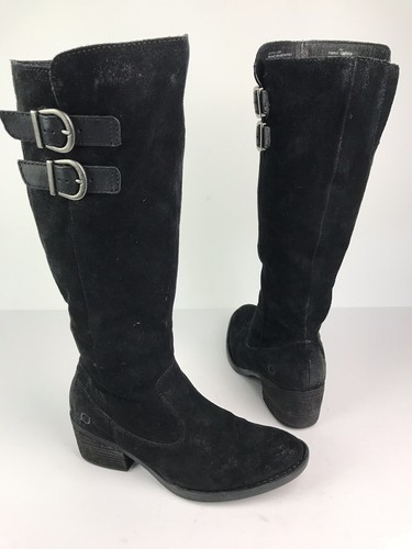 bley suede buckle boot