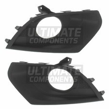 Vauxhall Corsa E 2014-2020 Front Fog Lights Lamps Surround Drivers & Passenger