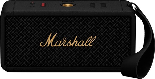 Marshall Middleton Water-Resistant Bluetooth Portable Speaker Black & Brass
