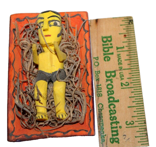RARE HTF Wood Nativity Scene Martin Santiago Cruz La Union Oaxaca Bonus Angel-SU - Picture 15 of 19