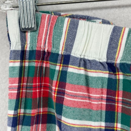 J.CREW Pants Mens S Flannel Tartan Plaid Pajama PJ Lounge Drawstring Cotton Red - Picture 9 of 13
