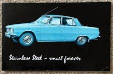 Rover 2000 Stainless Steel Information Sales Brochure 1965 Ref Sf 529