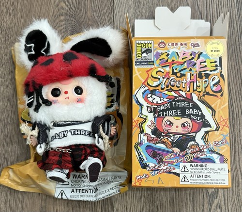 Baby Three "Street Hype" Orange Box SDCC 25 Exclusive LE 2000 - GEÖFFNET