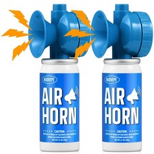Air Horns for Safety 1.4oz, Boat Horn with Powerful Sound 120 dB Heard from...