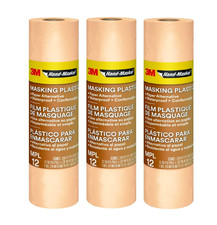3M Hand-Masker Masking Plastic, 12 in x 120 yds 3 Roll