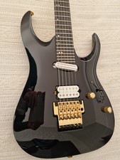ibanez prestige rga622xh in black axeworks j custom prestige