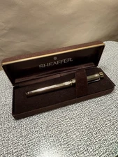 vintage Sheaffer in box Targa 1005 Fine Vintage 14K nib Gold Filled