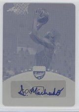 2012 Leaf Base Auto Printing Plate Yellow 1/1 Scott Machado #BA-SM1 Auto 3c7