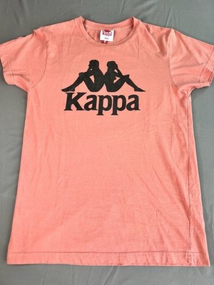Kappa Authentic Estessi Logo Graphic T-Shirt Pink/Black