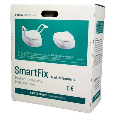 SmartFix mit Armlehnen Toilettensitzerhöhung WC Sitz Toilettensitz WC Erhöhung