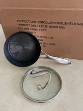 Circulon 10-Piece Hybrid Stainless Steel Cookware Set, Induction Ready - NIB