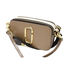 Marc Jacobs The Snapshot Camera Bag Brown Leather Compact With Box Authentic