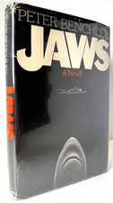 Jaws, Peter Benchley 1974 HCDJ in Mylar, Earl...