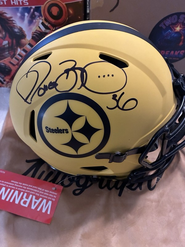 Jerome Bettis Autographed Pittsburgh Steelers F/S Rave Helmet Beckett Cert