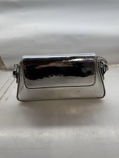 Zara silver reflective shoulder bag