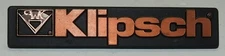 KLIPSCH KG 5.5  SPEAKER GRILL BADGE EMBLEM LOGO KG 5.5 OEM FACTORY ORIGINAL