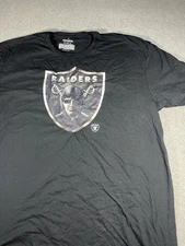 New NFL Fanatics Las Vegas Raiders Men’s XL Black Football Sports T-Shirt New