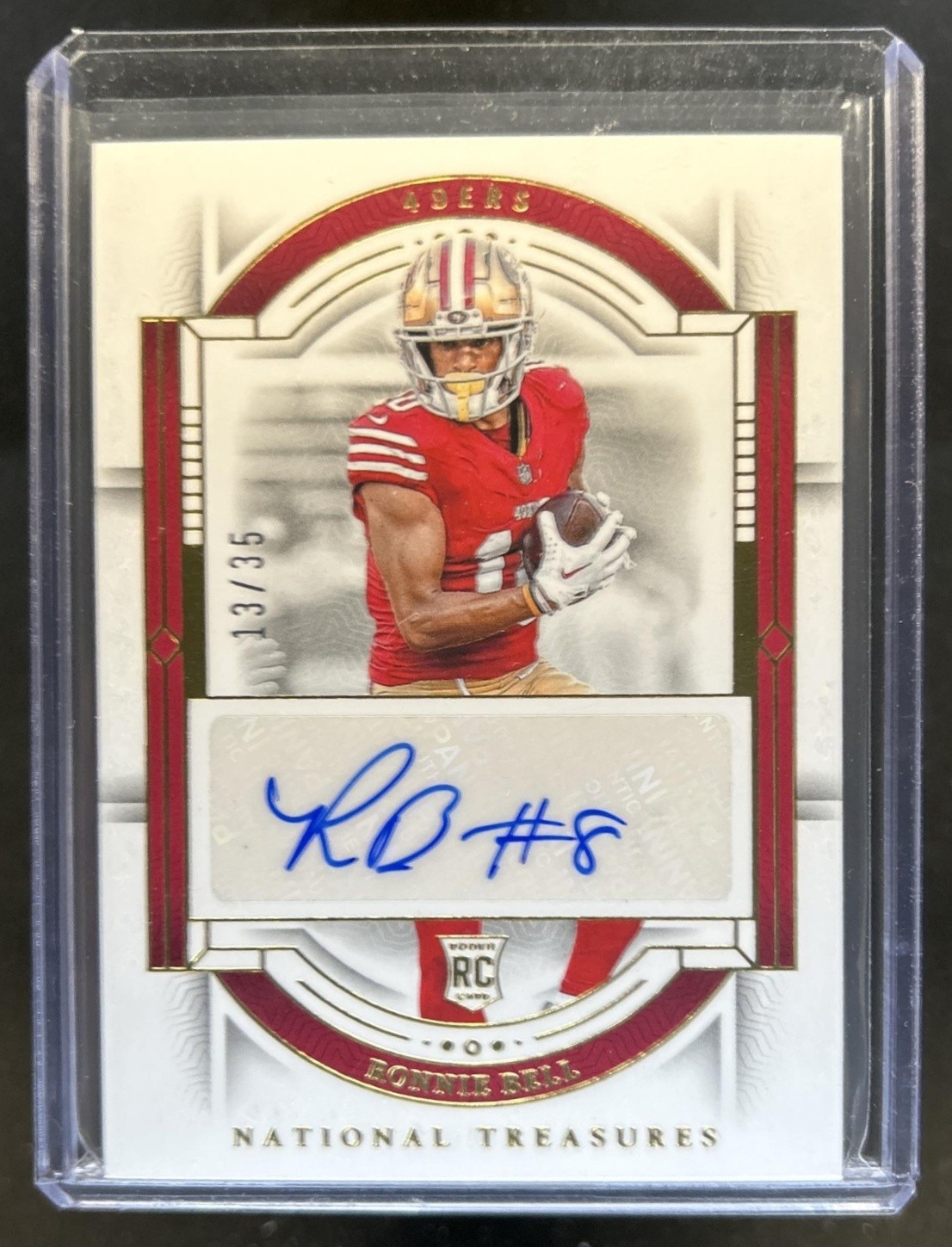 Ronnie Bell Panini National Treasures #149 Autograph-Gold
