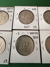 Lot of 6 40% Silver JFK Kennedy Half Dollars 1966, 1967, 1968-D — photo 7
