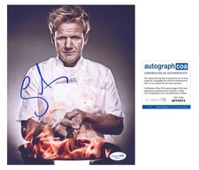 Gordon Ramsay "Hell's Kitchen" Chef AUTOGRAPH Signed 8x10 Photo H ACOA
