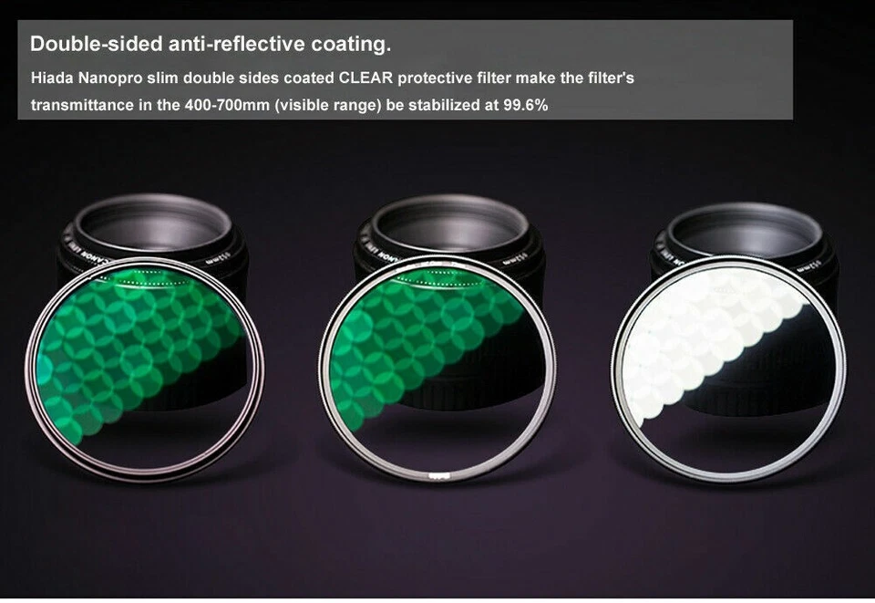 Haida NanoPro MC UV Lens Protection Clear Filter 49/52/55/58/62/67/72/77/82mm - Image 4 of 4
