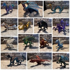 Lot Of 14 Safari Ltd Dragon And Mythical Creatures Figures