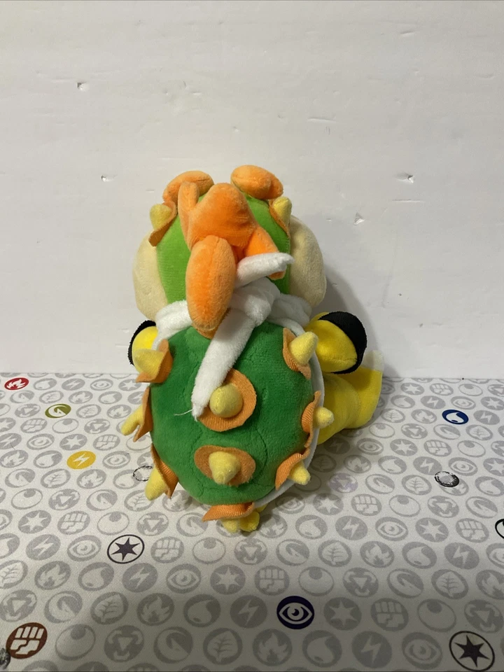 Peluche Japón San-ei Sanei 7” Bowser Jr. Nintendo Super Mario 2009 ultra raro Foto 3 de 4