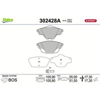 Valeo BremsbelÄGe Satz Hinten Passend FüR CitroËN C4 C5 Grand DS DS Opel Astra G