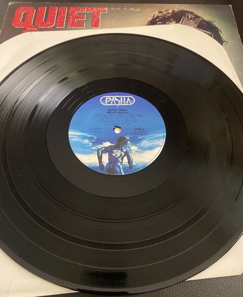 QUIET RIOT Metal Health USED 1983 LP Heavy Metal Vinyl Record PSHA-38443 NM - Image 3 of 4