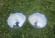 Pair 2 1942 Chrysler Hubcaps C-34 Royal Windsor C-36 New Yorker Saratoga 42