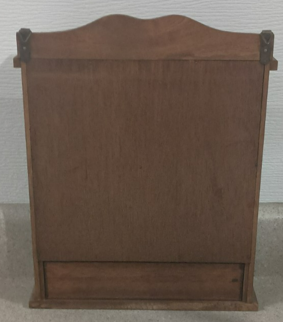 Vintage MCM Gothic Mid-Evil Hanging Wood Spice Rack By Julie Pomerantz ...